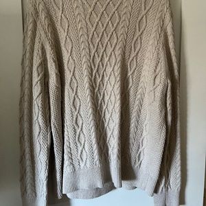 J Crew Cable Knit Sweater